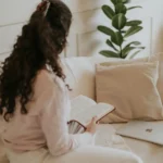 Subconscious reprogramming NYC, Manhattan, Brooklyn, woman, reading, apartment, peaceful, therapy, Queens, therapist, calm